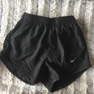 Nike black running shorts
